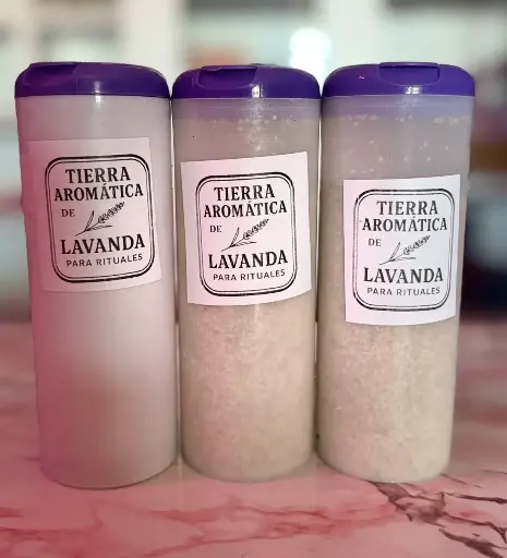 Tierra aromática de lavanda